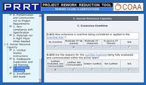 PRRT - Project Rework Reduction Tool