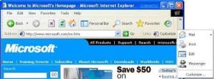 Windows Desktop SMS with IE Toolbar