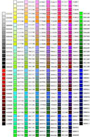 TomaWeb Color Codes
